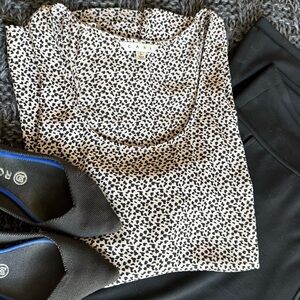 CAbi cream &  Black Women's Tank